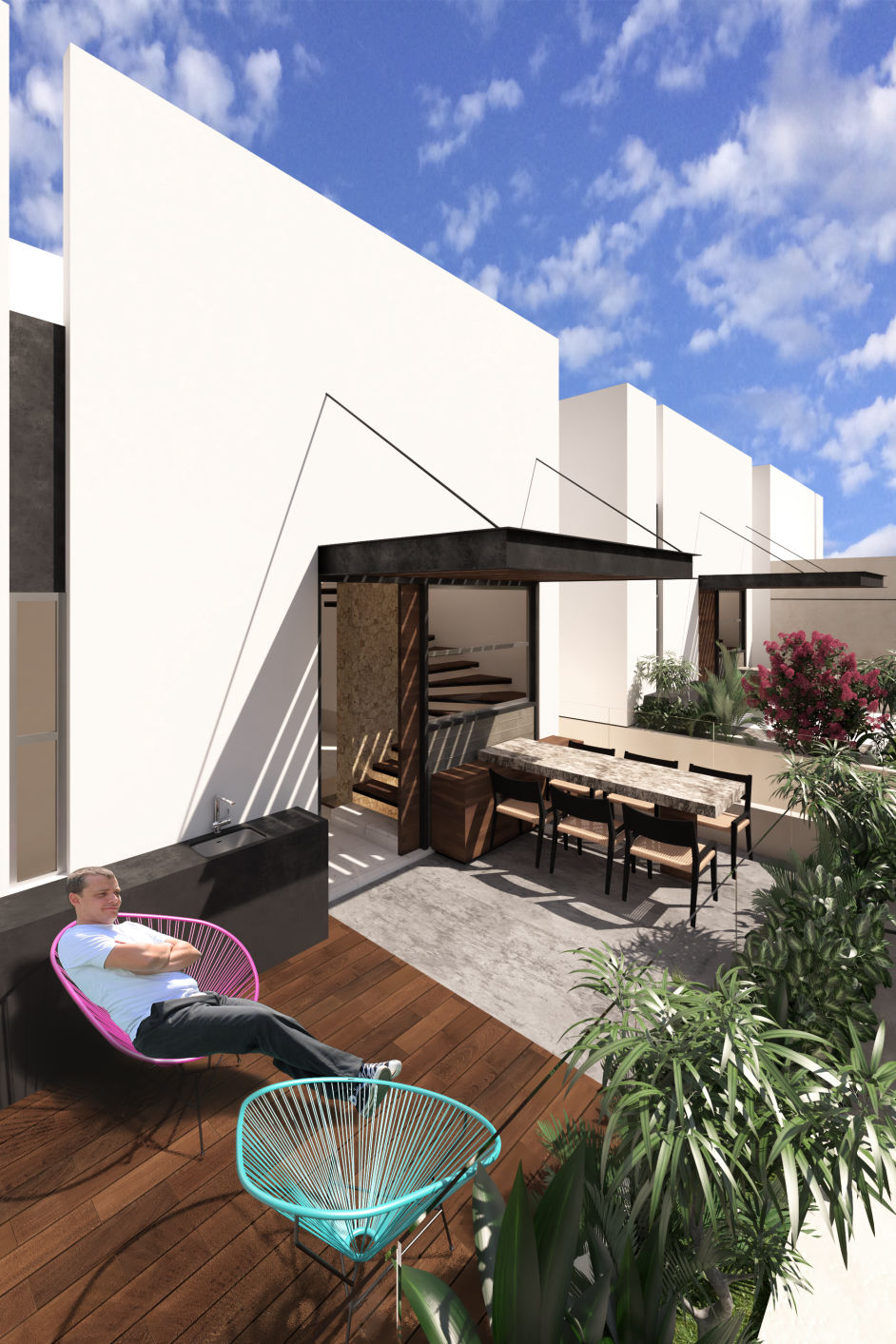 Cocina casa caucel merida